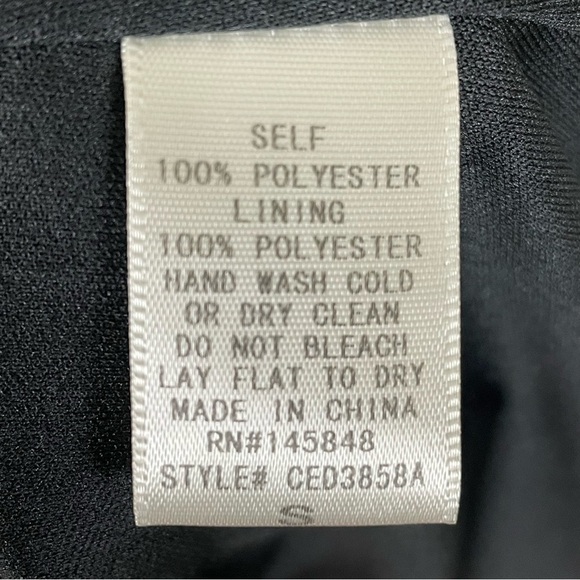 Everly Black Flutter Sleeve Dress - Picture 11 of 11